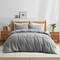 Premium Flax Linen Duvet Cover Set Twin Full Queen King Moisture Wicking Breathable